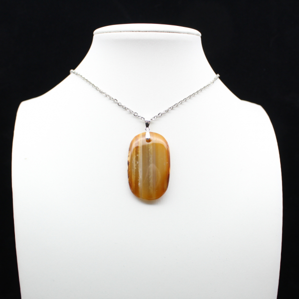 Pendentif en cornaline