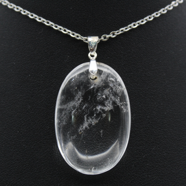 Pendentif en cristal de roche