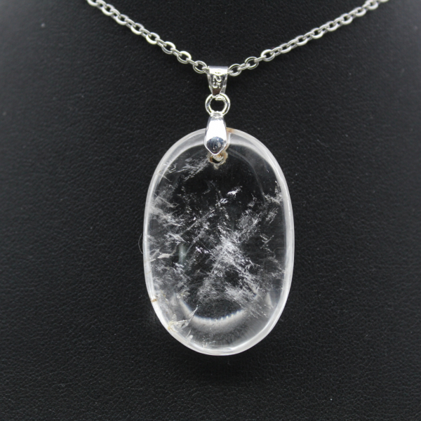Pendentif en cristal de roche