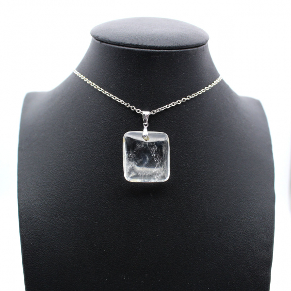 Pendentif en quartz polie
