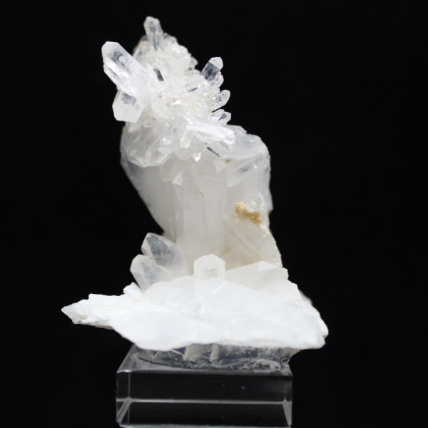 Cristal de quartz faden sur socle