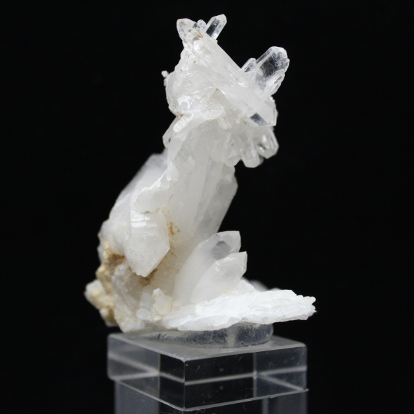 Cristal de quartz faden sur socle