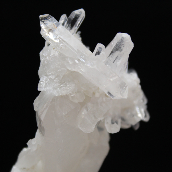 Cristal de quartz faden sur socle