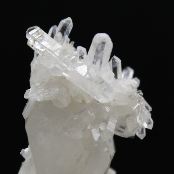 Cristal de quartz faden sur socle