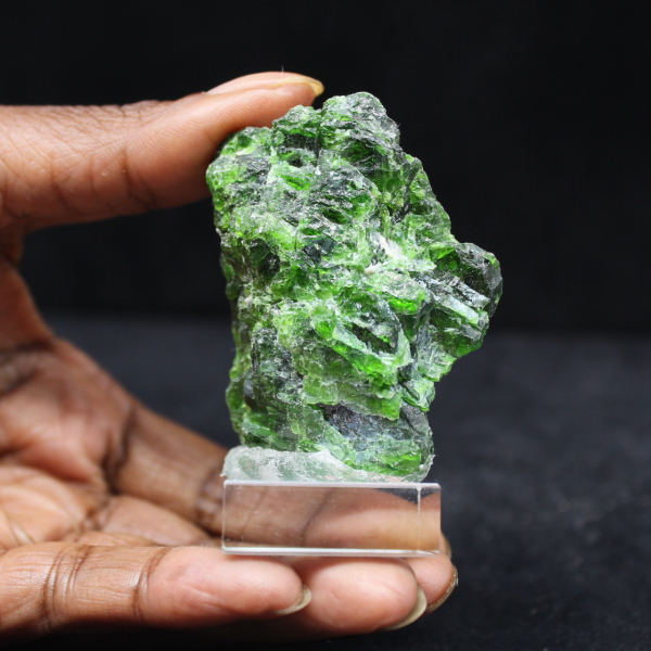 Chromediopside naturel