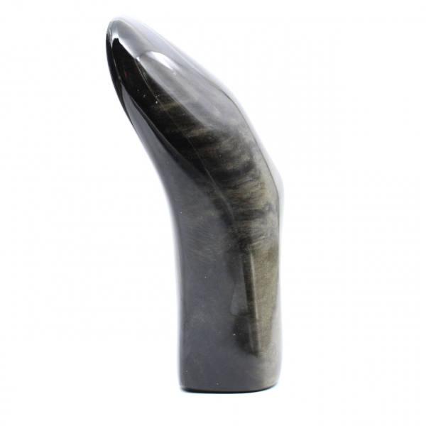 Obsidienne dorée polie du Mexique