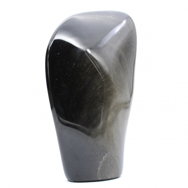 Forme libre obsidienne dorée
