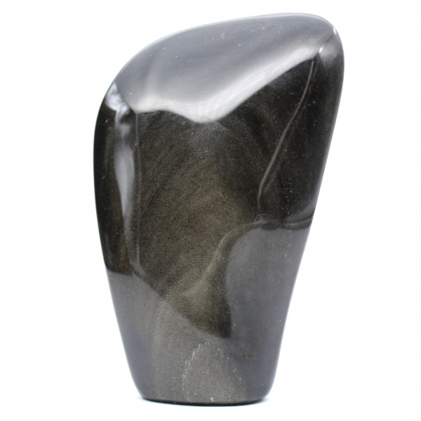 Forme libre obsidienne dorée