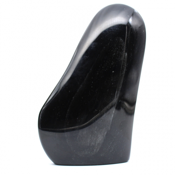 Forme libre en obsidienne dorée
