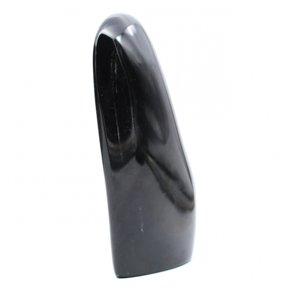 Forme libre en obsidienne dorée