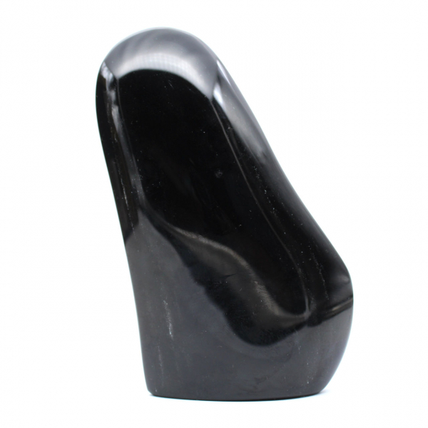 Forme libre en obsidienne dorée