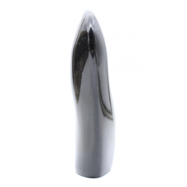 Obsidienne dorée polie