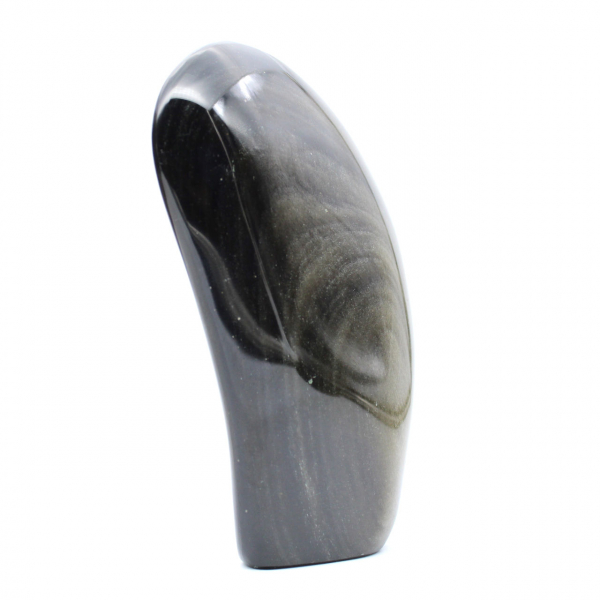 Obsidienne dorée polie