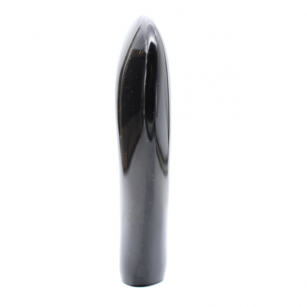 Forme libre pierre obsidienne dorée