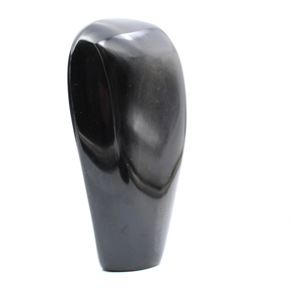 Forme libre pierre obsidienne dorée