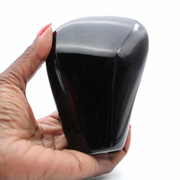 Obsidienne dorée mexicaine polie