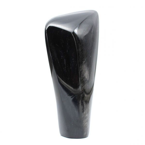 Obsidienne dorée brute polie