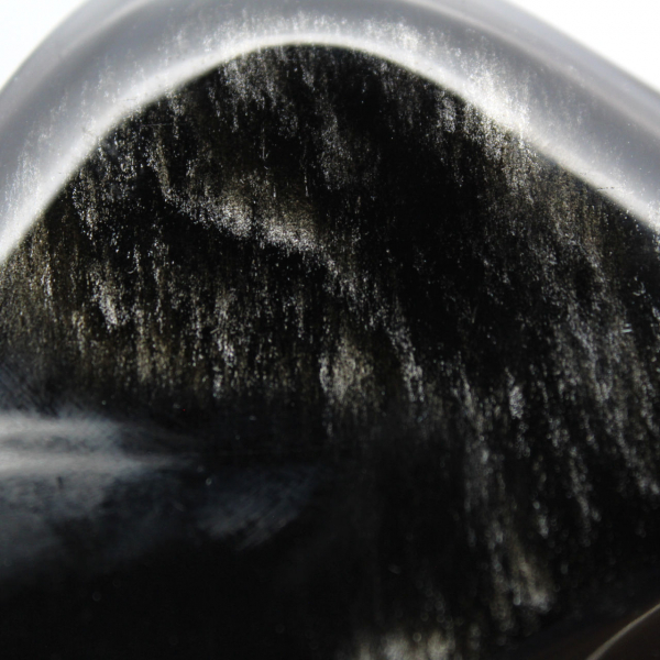 Obsidienne dorée polie décorative
