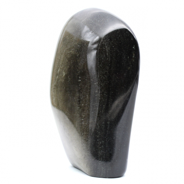 Obsidienne dorée polie à poser