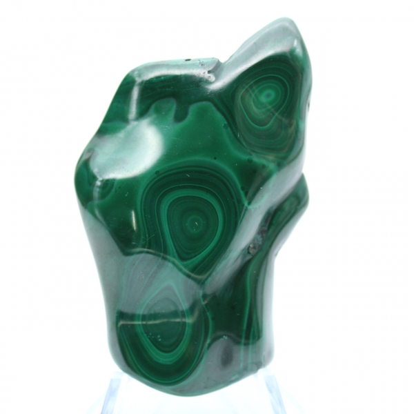 Pierre polie en malachite