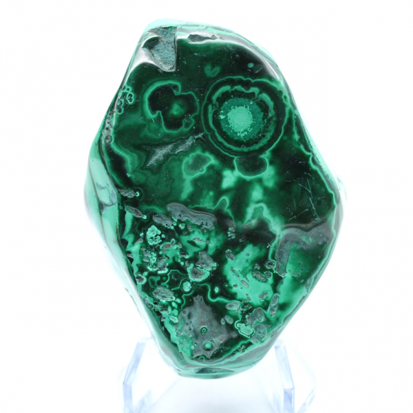Malachite polie pour décoration