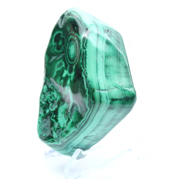 Malachite polie pour décoration