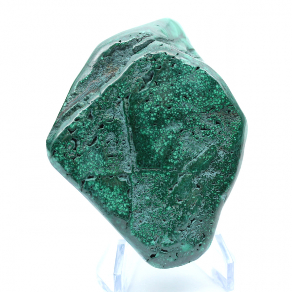 Malachite polie pour décoration