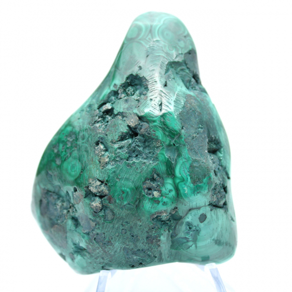 Bloc de malachite naturel