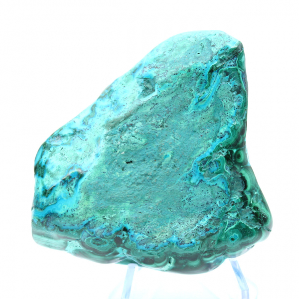 Pierre polie Chrysocolle Congo