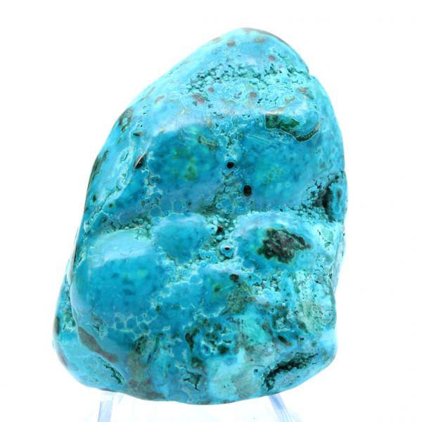 Pierre d’ornement Chrysocolle polie