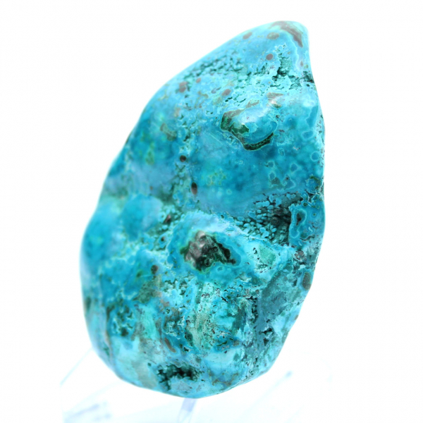 Pierre d’ornement Chrysocolle polie