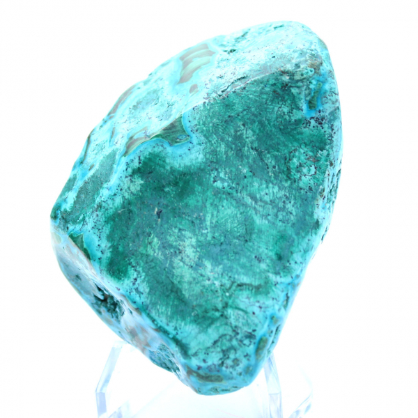 Pierre d’ornement Chrysocolle polie