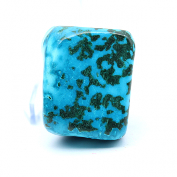 Forme libre Chrysocolle polie