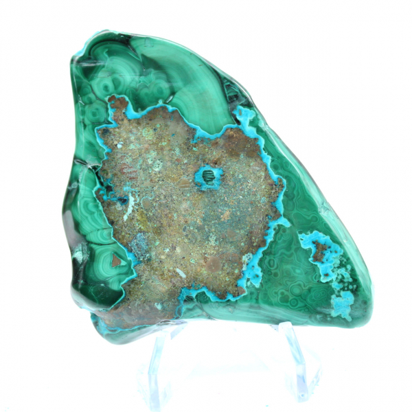 Chrysocolle polie pierre décorative
