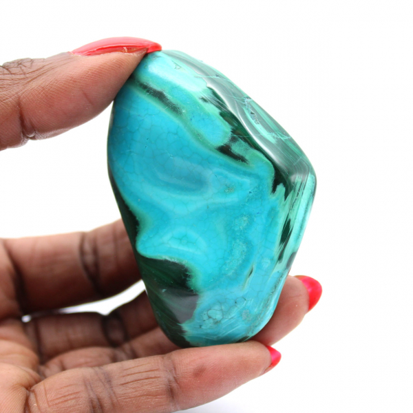 Bloc brut Chrysocolle naturel