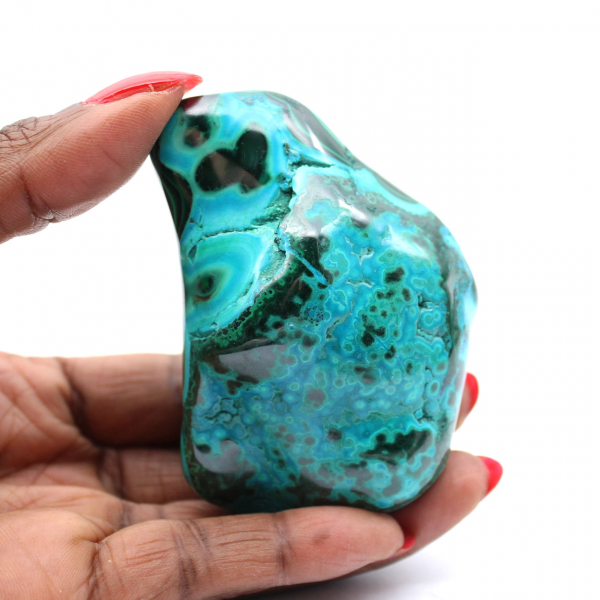 Pierre naturelle Chrysocolle Congo