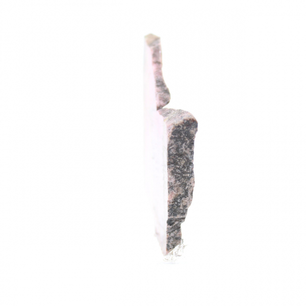Rhodonite tranche polie de qualité pour décoration