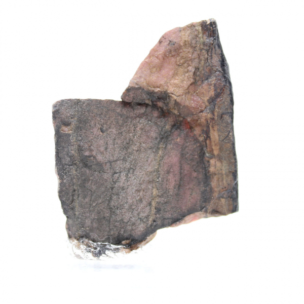 Rhodonite tranche polie de qualité pour décoration