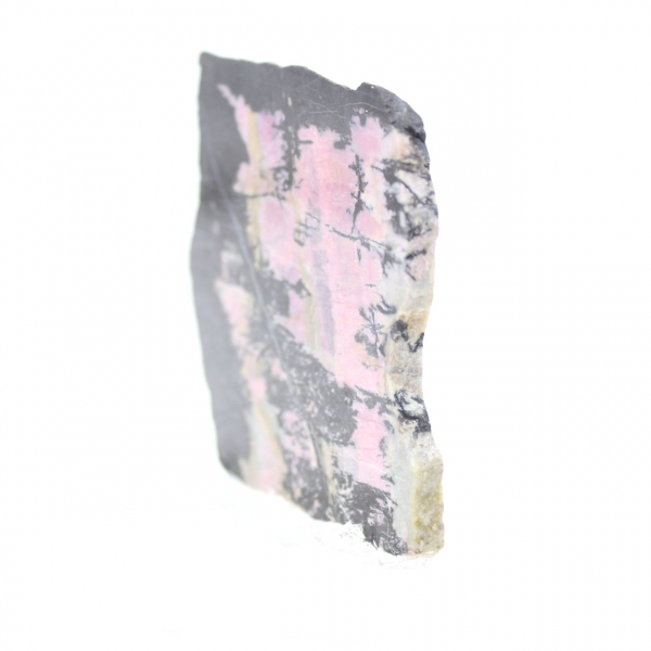 Tranche de Rhodonite naturelle idéale pour décoration