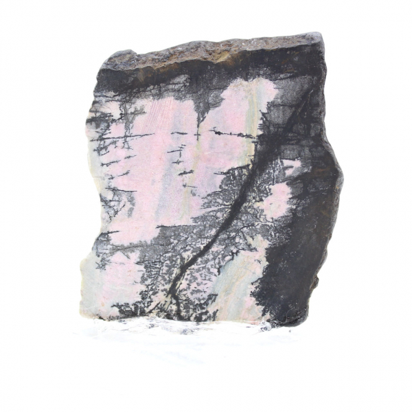 Tranche de Rhodonite naturelle idéale pour décoration