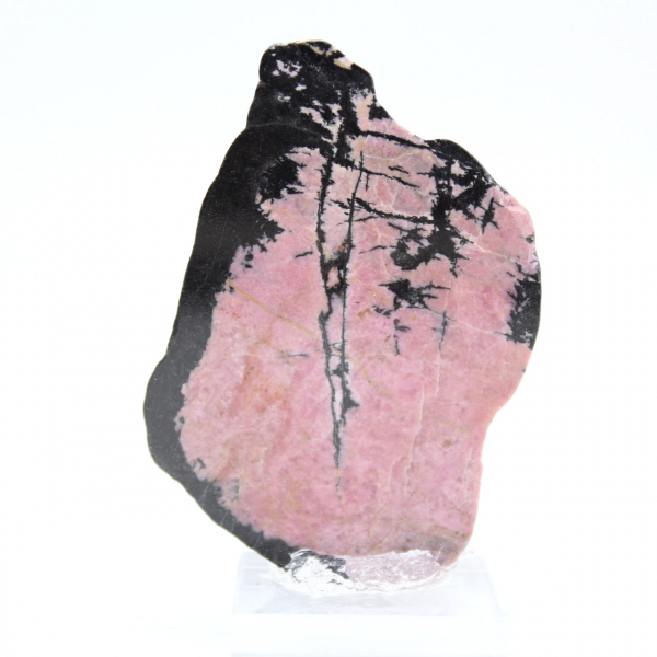 Tranche de Rhodonite pour usage décoratif