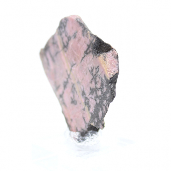 Rhodonite tranche polie de qualité pour décoration