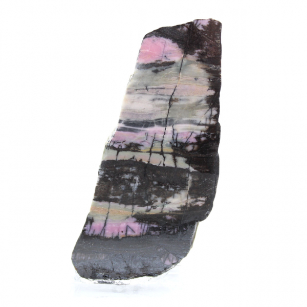 Tranche de Rhodonite naturelle idéale pour décoration