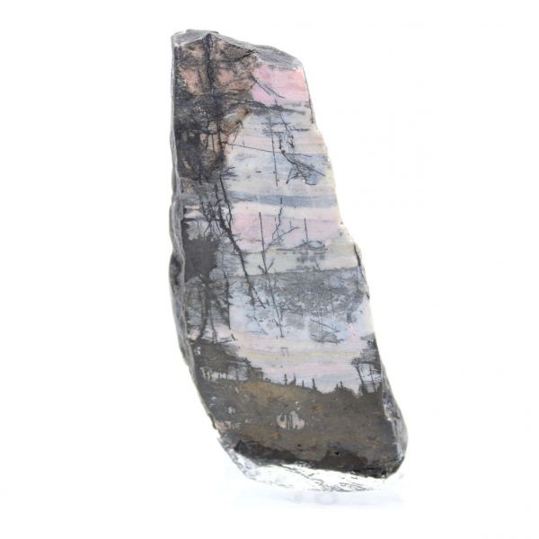 Tranche de Rhodonite naturelle idéale pour décoration