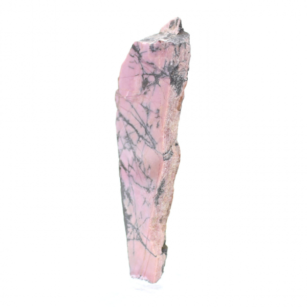 Tranche de Rhodonite naturelle pour collection de minéraux