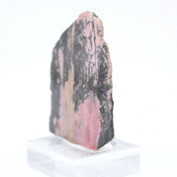 Tranche de Rhodonite pour usage décoratif