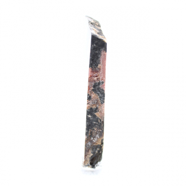 Rhodonite tranche polie de qualité pour décoration