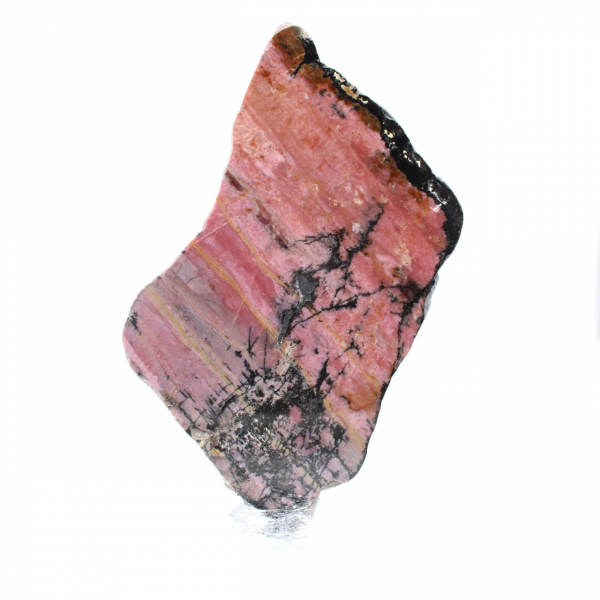 Tranche de Rhodonite pour usage décoratif
