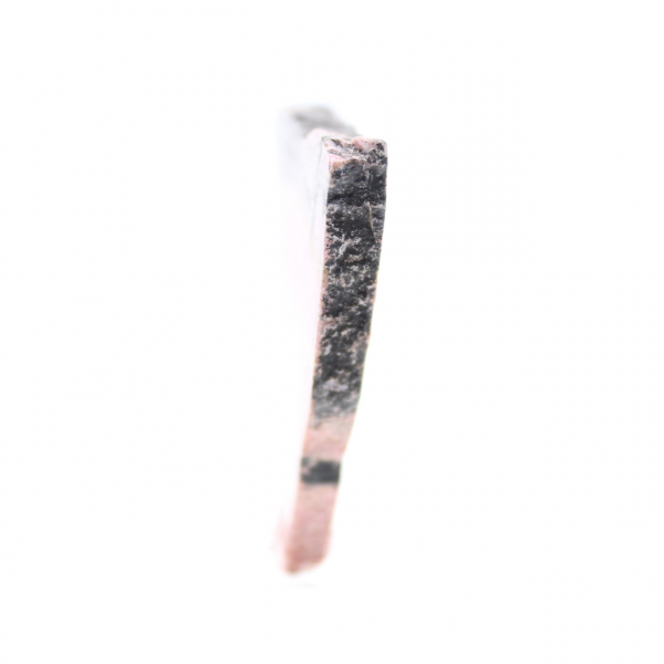 Rhodonite tranche polie de qualité pour décoration