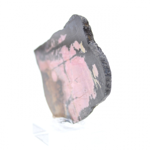 Tranche de Rhodonite naturelle idéale pour décoration